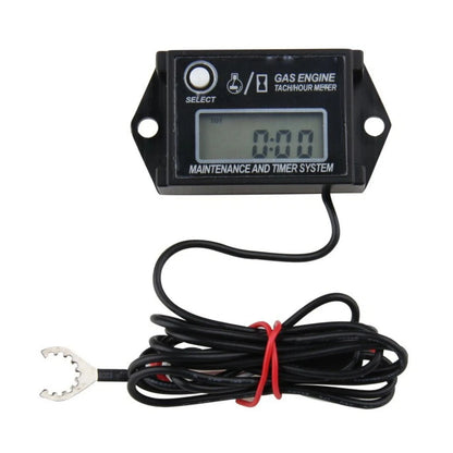 Digital Mini Tachometer Hour Meter for Go Kart Golf Cart (25000 RPM)
