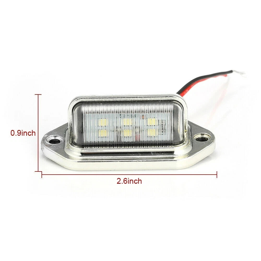 License Plate LED Light for Trailer Truck 12V-24V (2010–2023)
