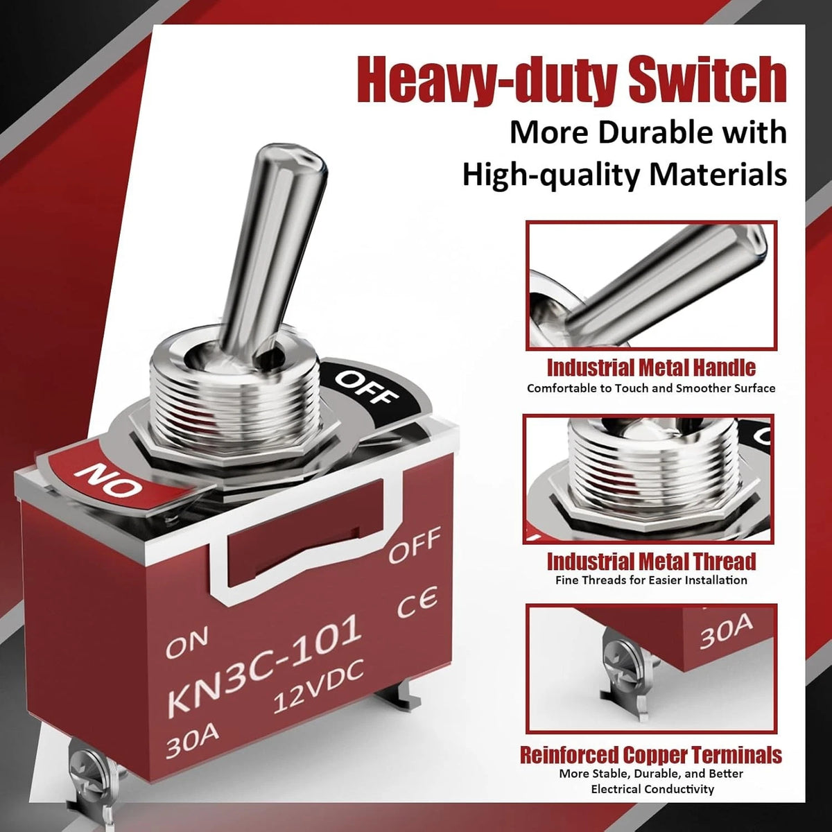 SPDT Switch for Easy Installation (Mechanical Operation, Screw Terminal)