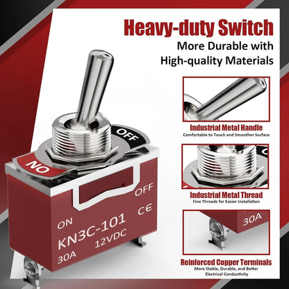 SPDT Switch for Easy Installation (Mechanical Operation, Screw Terminal)