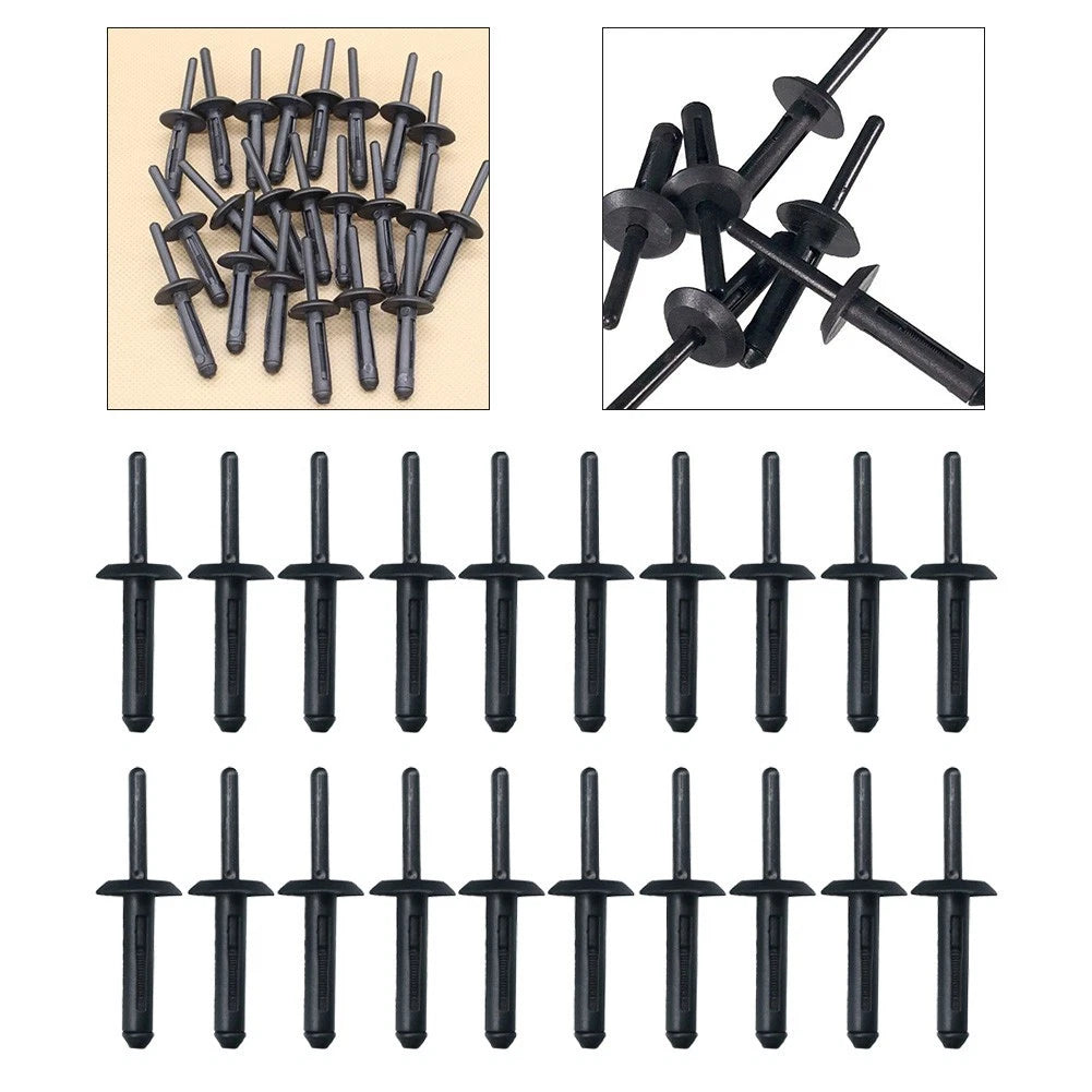 20X Nylon Trim Fasteners for Jeep Dodge (No Known Part Numbers)