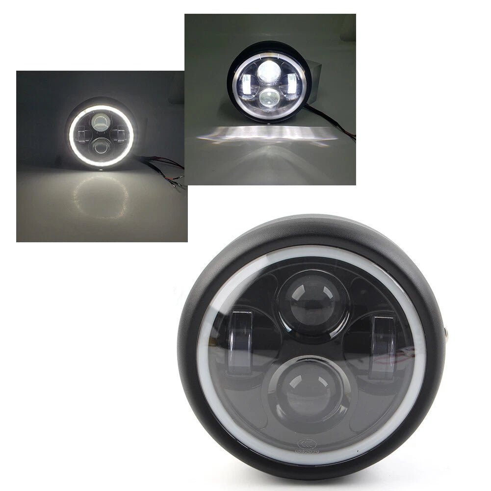 5.75" LED Motorcycle Headlight with DRL & Turn Signal for Harley