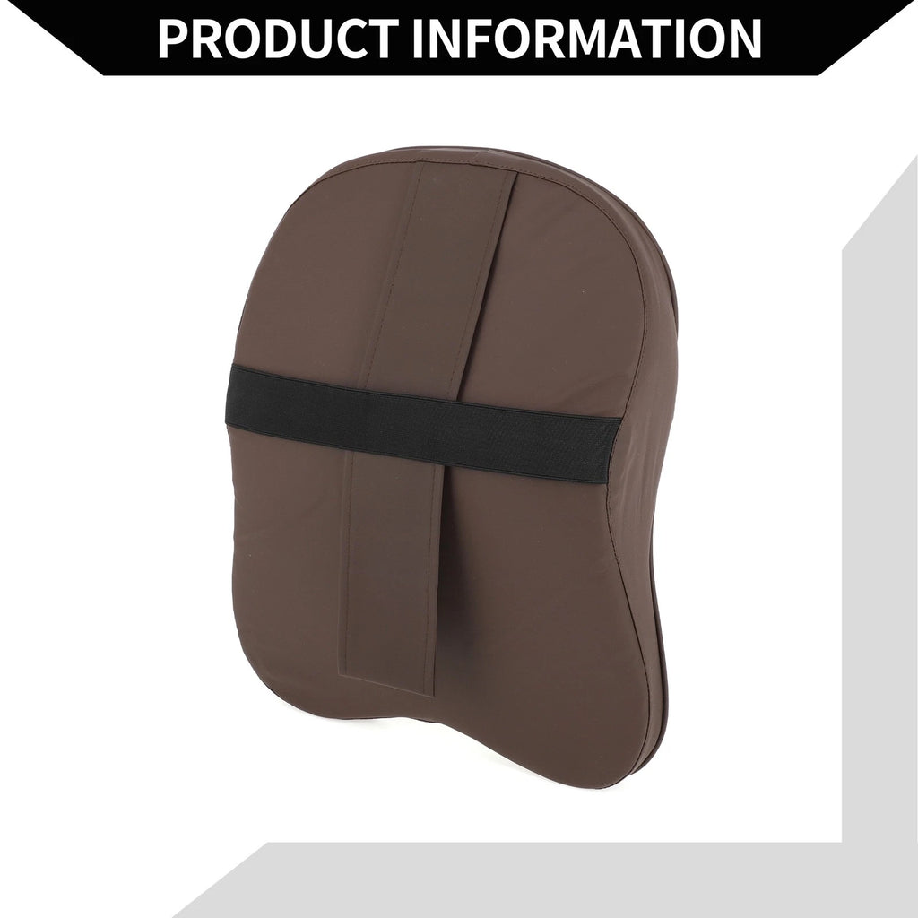 Car Seat Headrest Pillow for Neck Back (Terylene Memory Foam, Coffee)