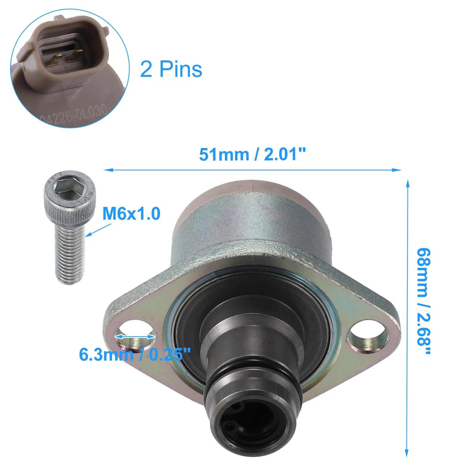 Fuel Pump Pressure Sensor for Toyota Avensis 2.0L 2.2L (2003–2018)