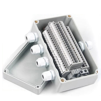 Electrical Wiring Terminal Block for DIN Rail Mount (500V 24A)