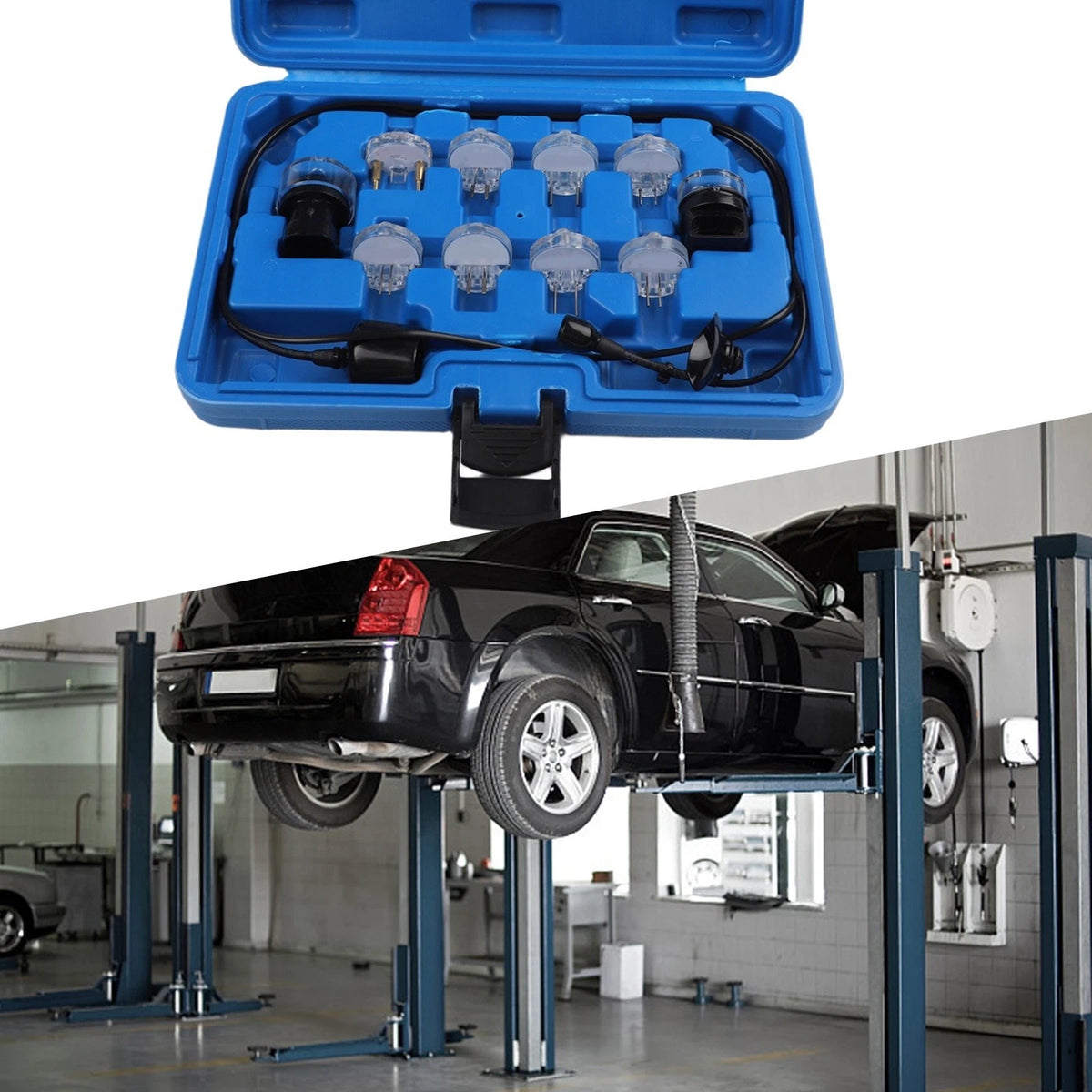 Car Fuel Injector Tester Kit with Idle Speed Control Valve Testing Function