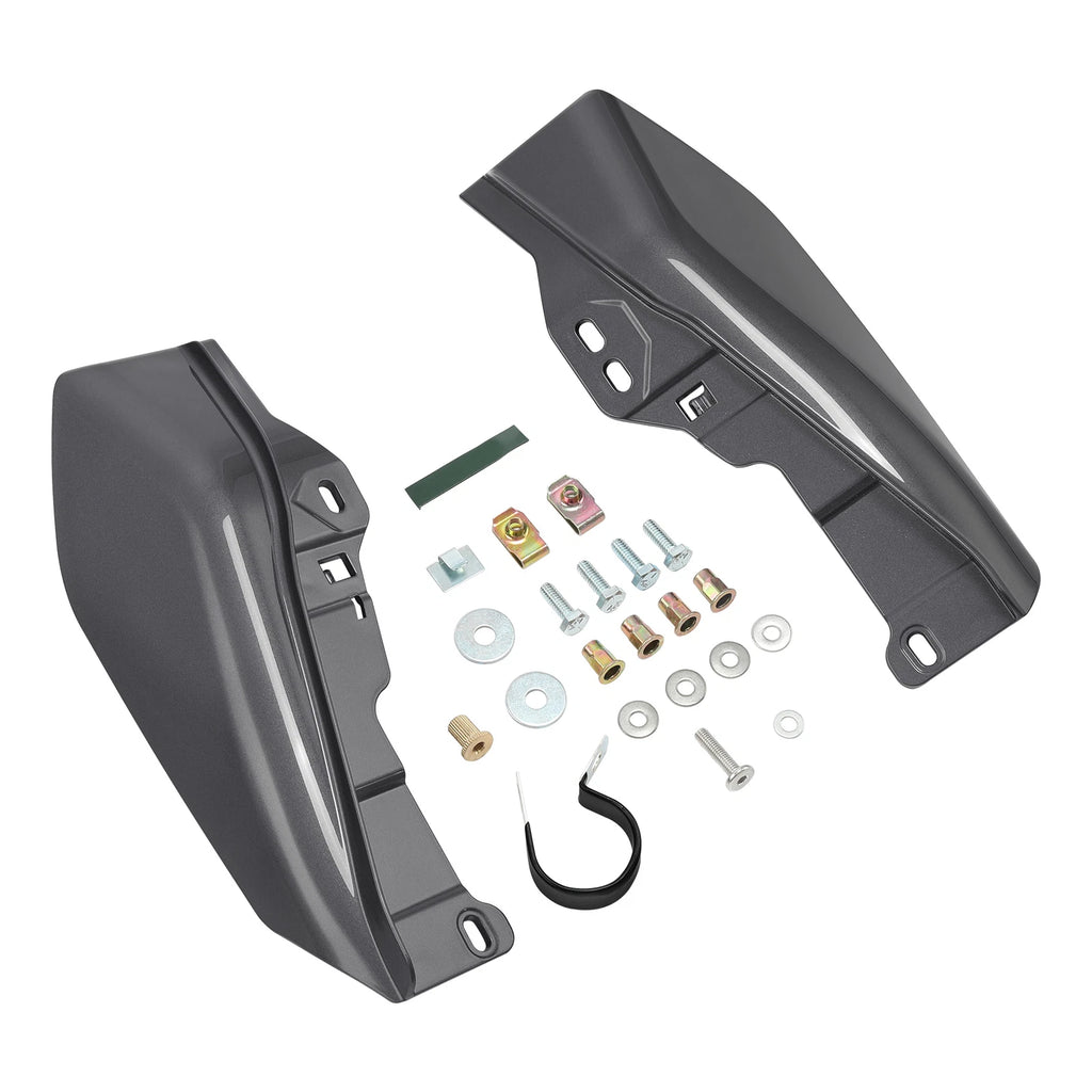 Mid Frame Deflectors for Harley Road Glide (2009–2024) Gauntlet Gray Metallic