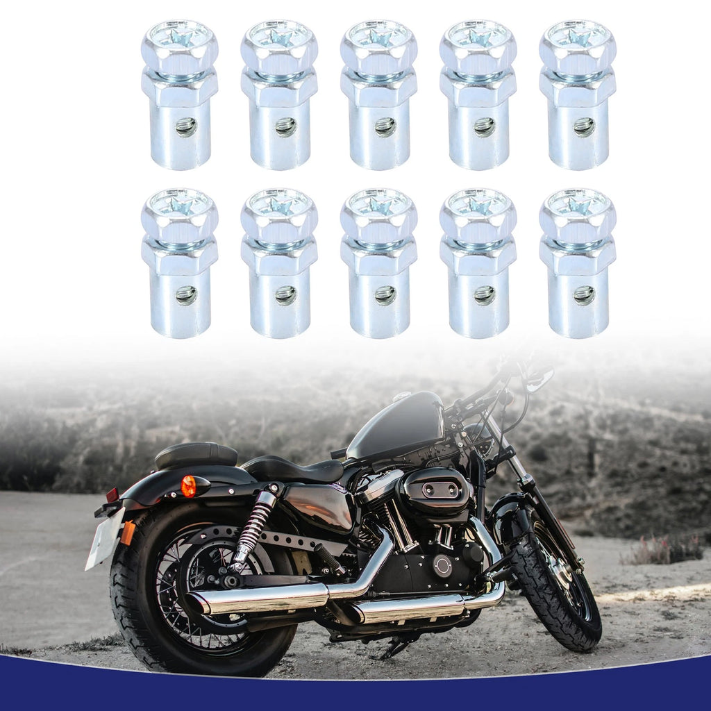 Brake Line Cable Wire Fixed Screws Fastener for Motorcycle Universal (10)