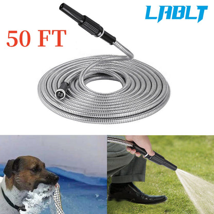 Stainless Steel Hose Water Pipe for Garden (50 FT)