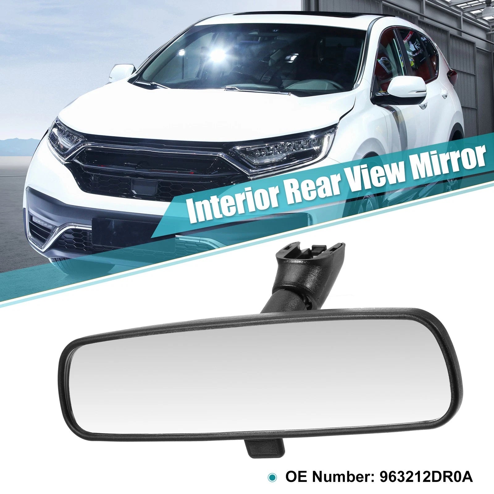 Interior Rearview Mirror Black Replacement for Nissan Altima (2013–2018)