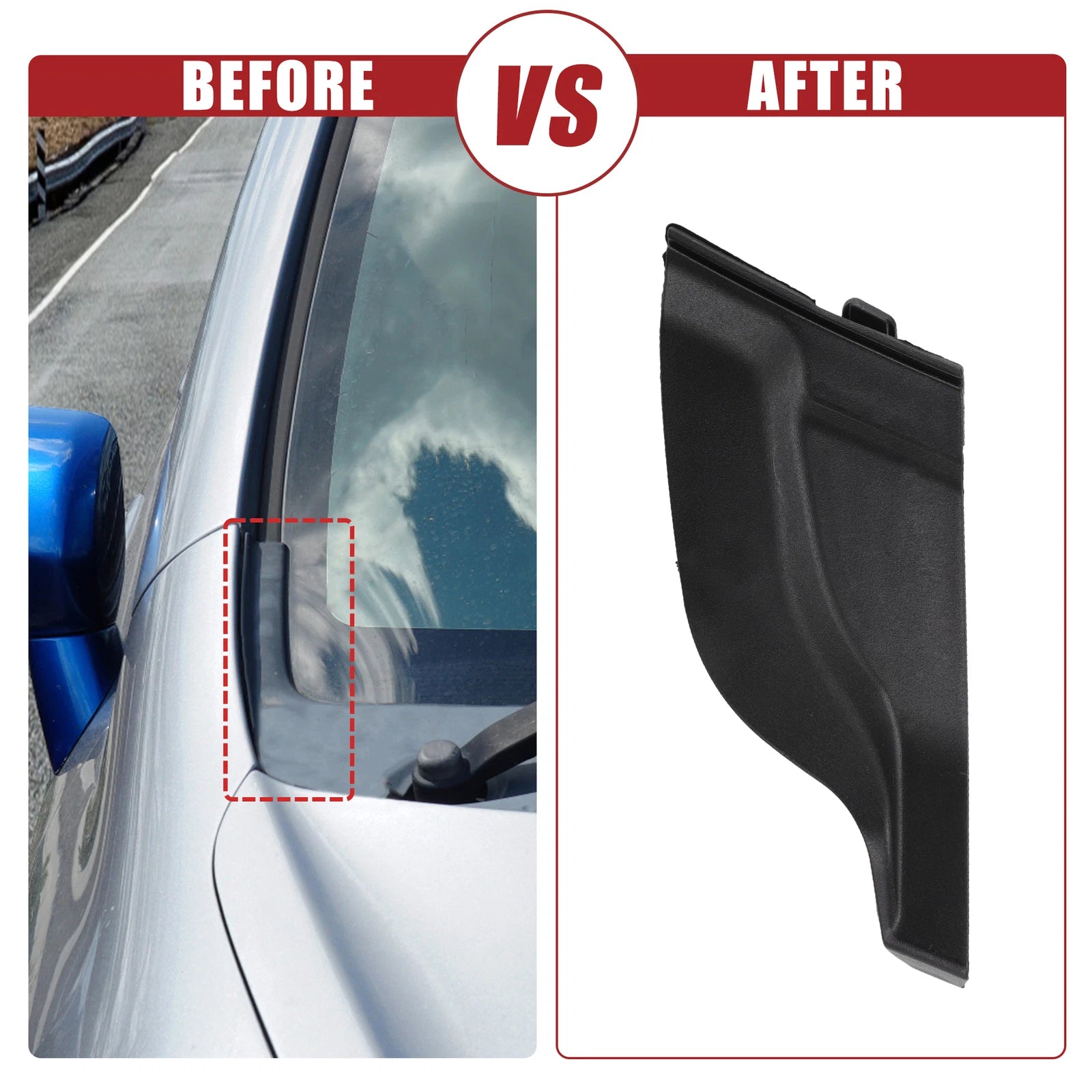 Front Right Windshield Wiper Cowl Cover Trim for Toyota Prius (2010–2015)
