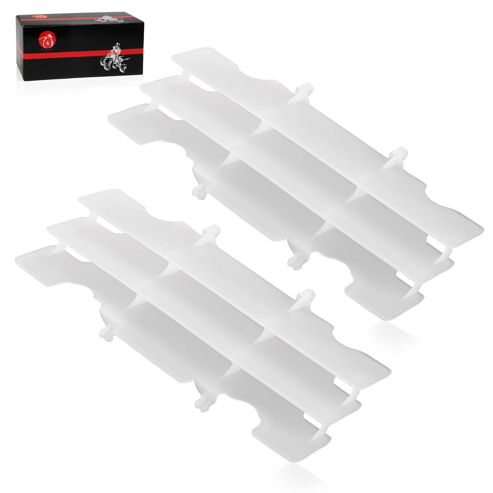 Set of 2 Radiator Grille Fins for Honda CR125 (1992–1997) 19033-KZ4-860