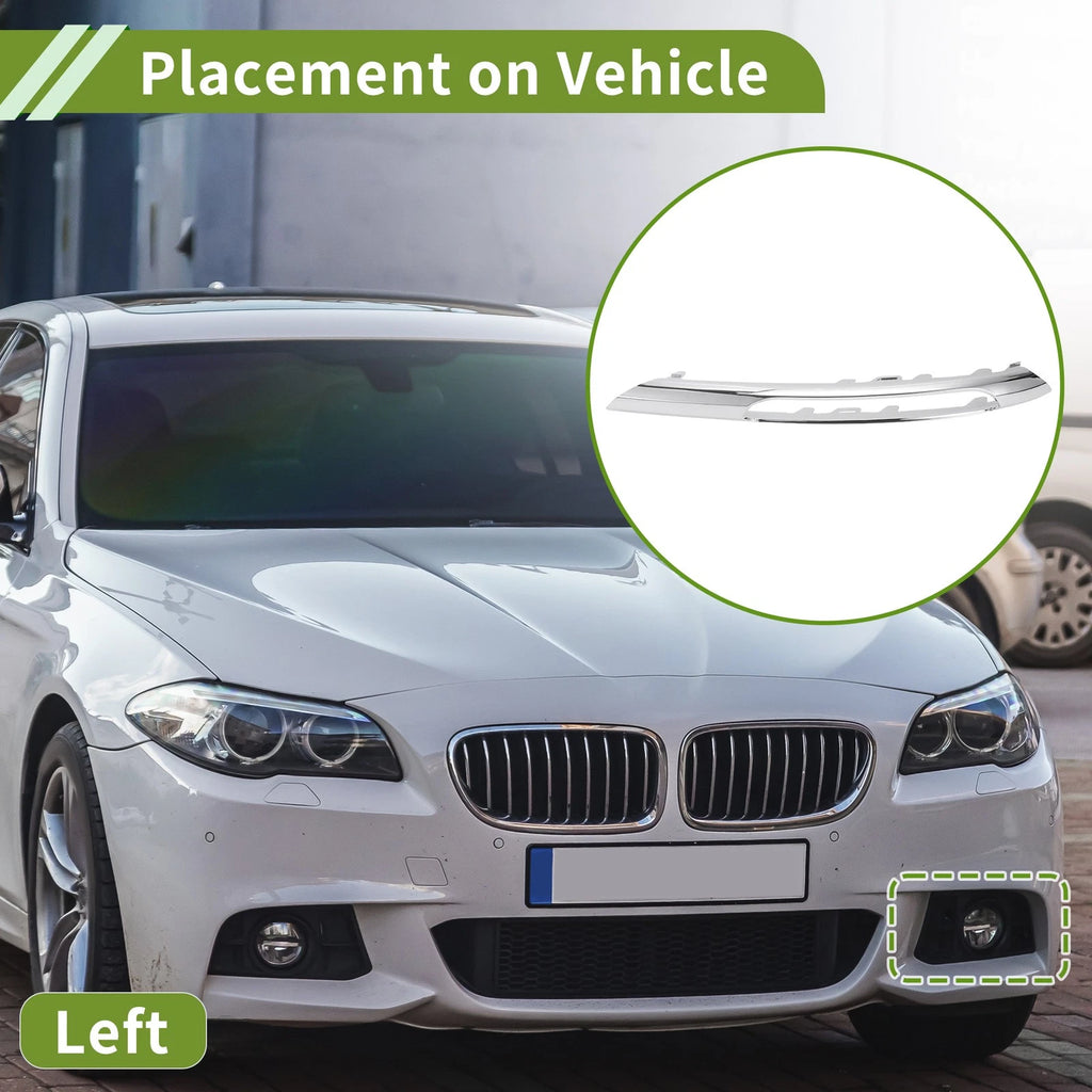 Front Left Fog Light Grill Replacement for Mercedes-Benz E-Class (2009–2013)