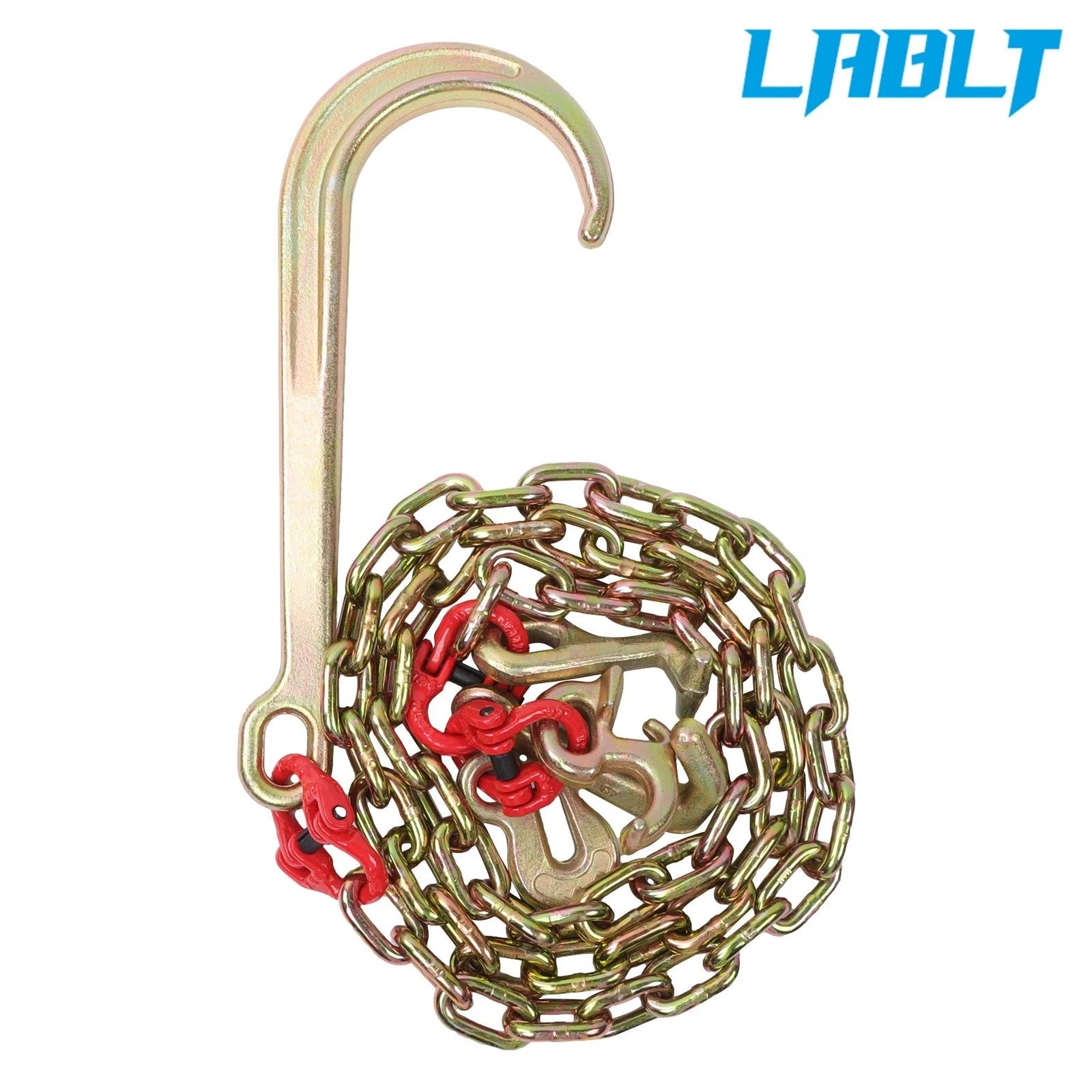 Set of 2 J Hook Tow Chains for LABLT (5/16" x 6')