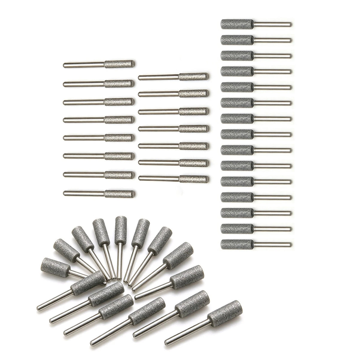 45 Pcs Chainsaw Sharpening Bits 4.0mm 4.8mm 5.5mm for Chain Saw Grinding