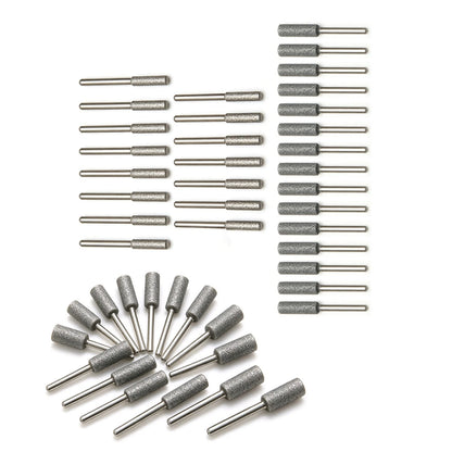 45 Pcs Chainsaw Sharpening Bits 4.0mm 4.8mm 5.5mm for Chain Saw Grinding