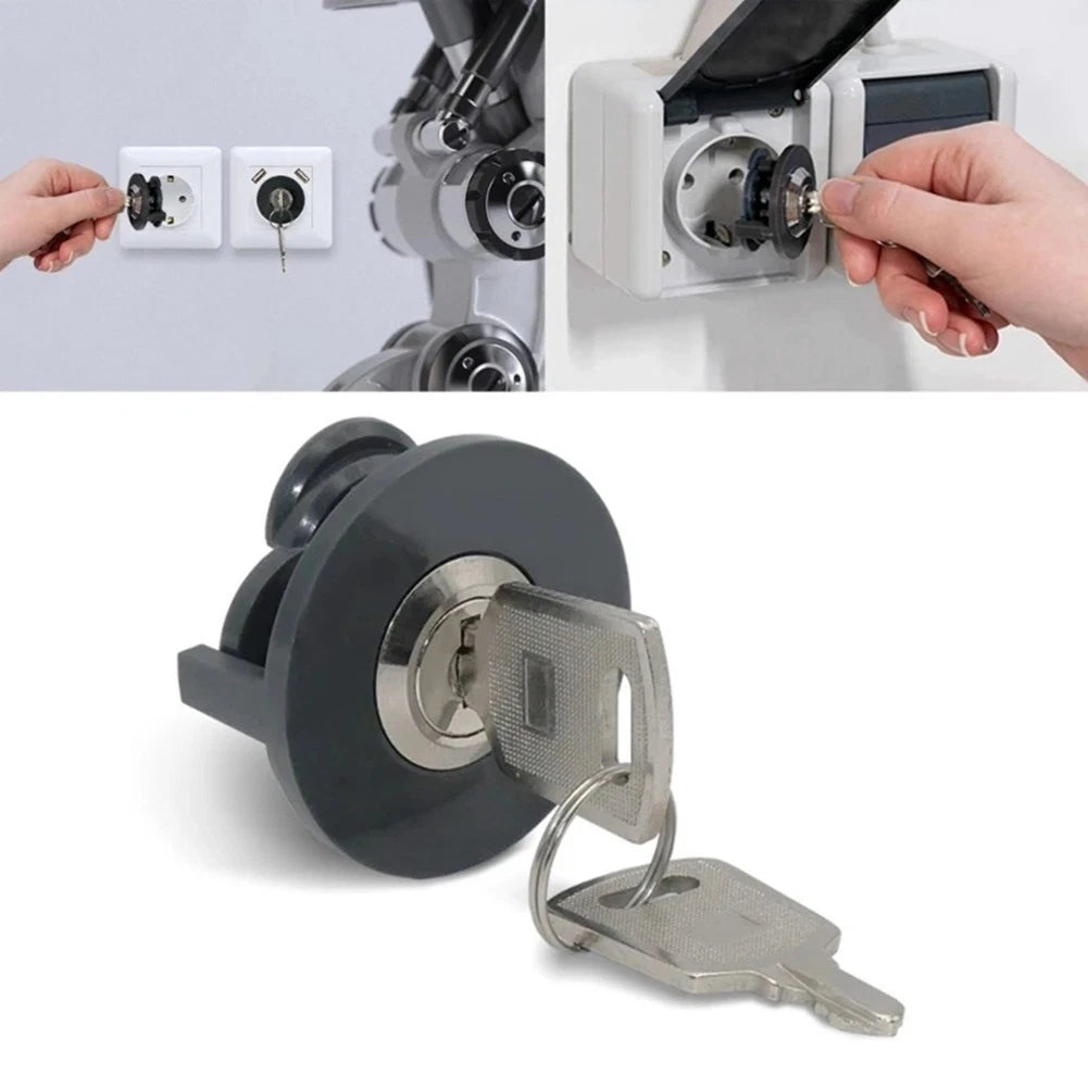 14PCS Zinc Alloy Socket Lock for Power Outlet Theft Protection