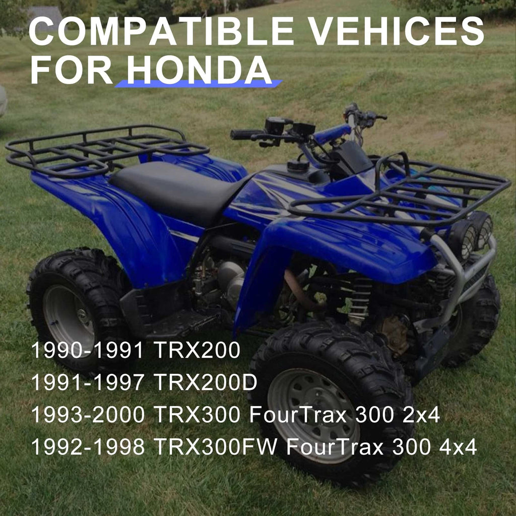 Set of 4 Wheel Center Caps w/ Nut for Honda FourTrax 200 300 (1990–2000)