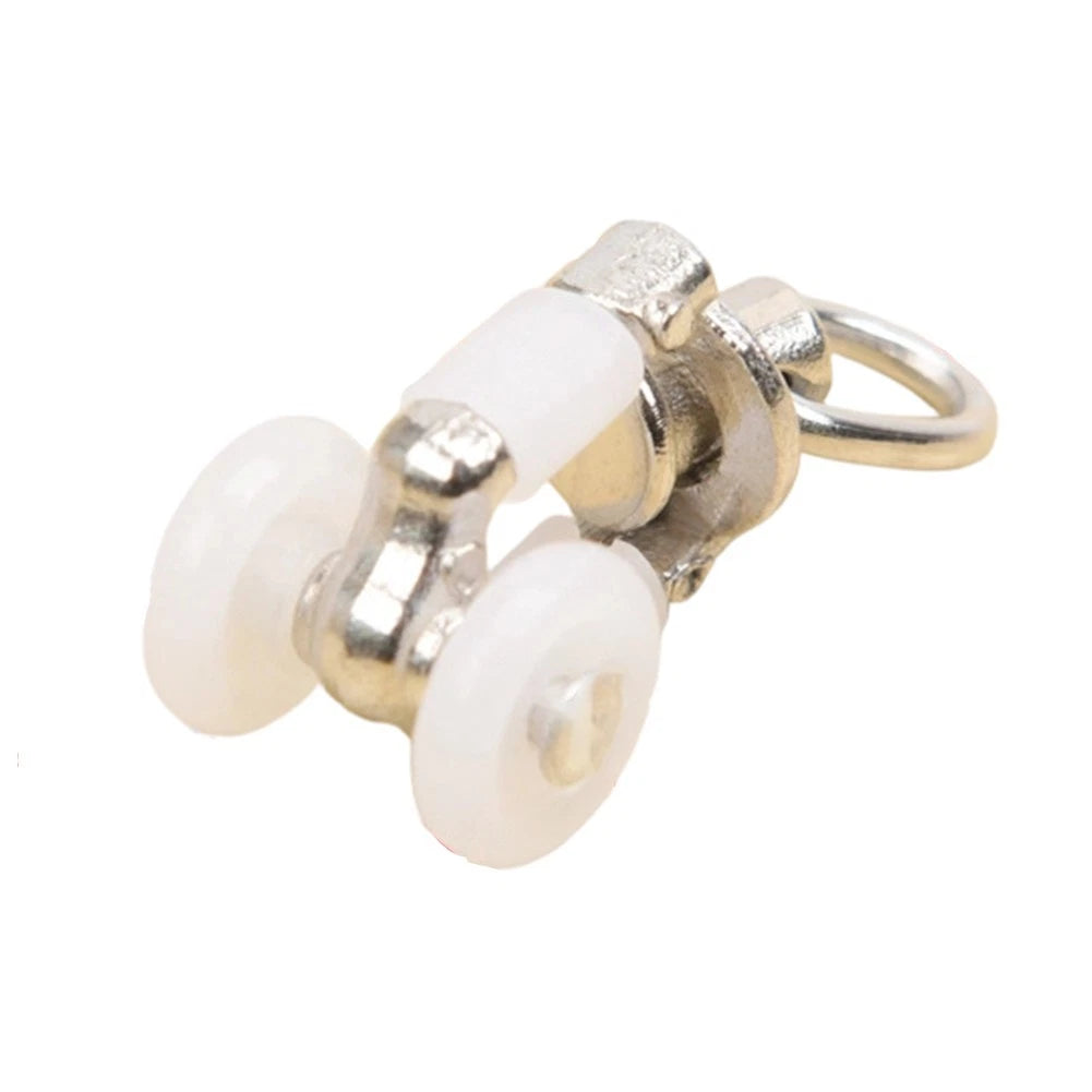 Set of 4 Silent Sliding Pulley Rollers for RV Room Divider Curtain Track
