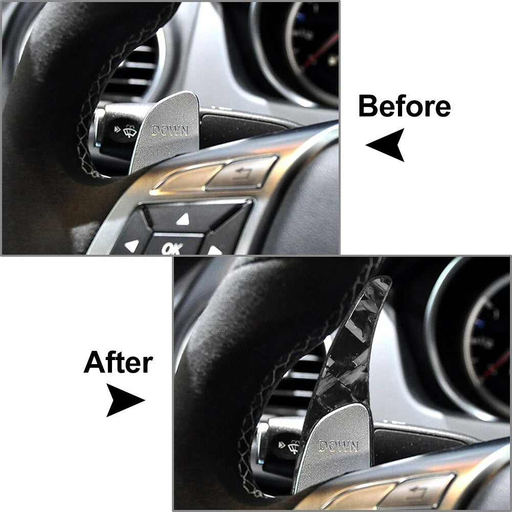 Steering Wheel Shift Paddle Extension for Mercedes Benz A C E CLA Class