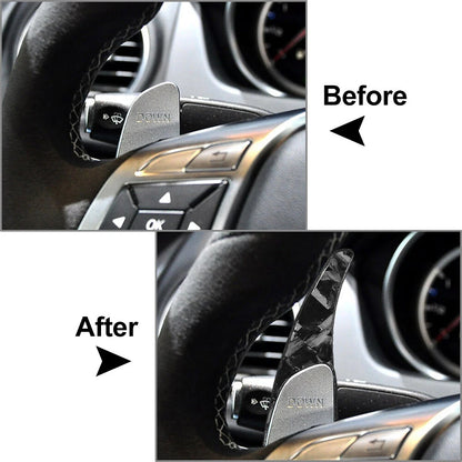 Steering Wheel Shift Paddle Extension for Mercedes Benz A C E CLA Class
