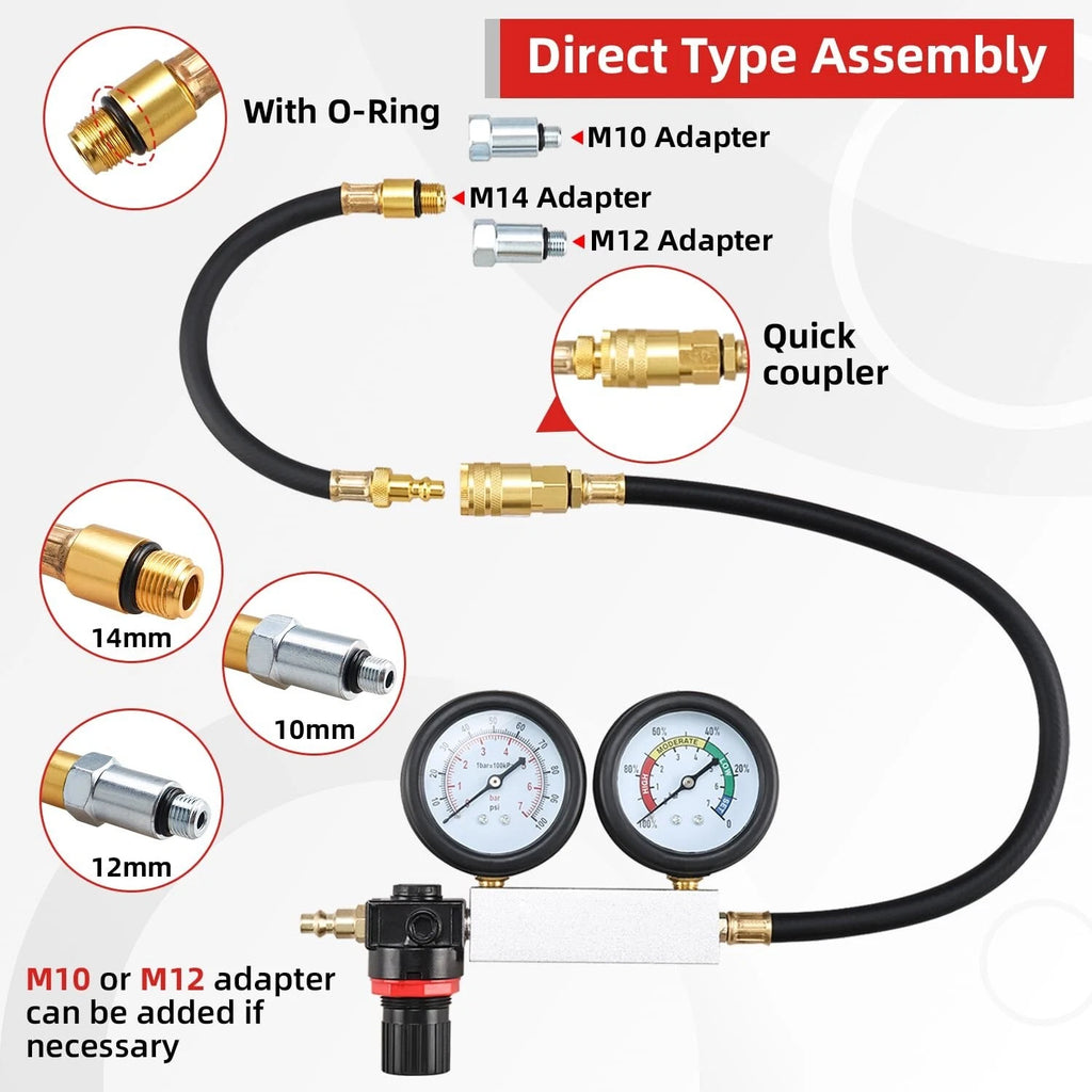 Cylinder Leak Down Tester for Petrol Engine (Universal)