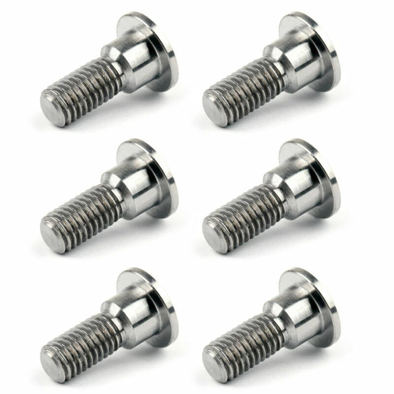 Set of 6 Titan-color M8 x 22mm Brake Rotor Bolts for Suzuki GSX-R