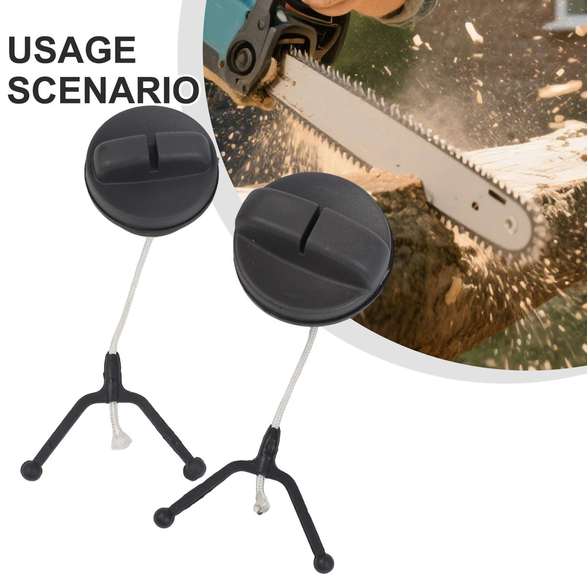 Fuel and Oil Cap Set for Chainsaws (61, 66, 272, 268)