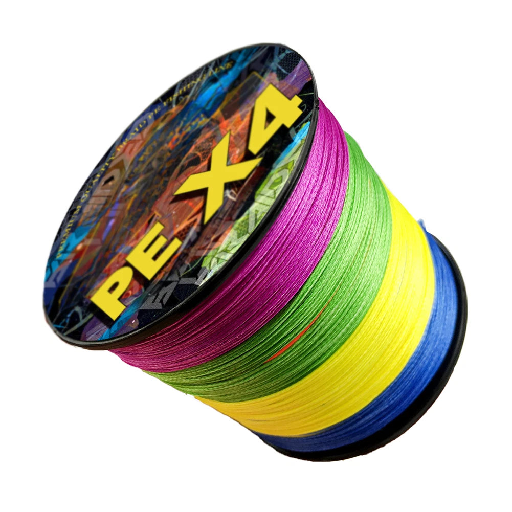 4X 100m PE 4-Strand Braided Line for Saltwater Surf Rod Applications