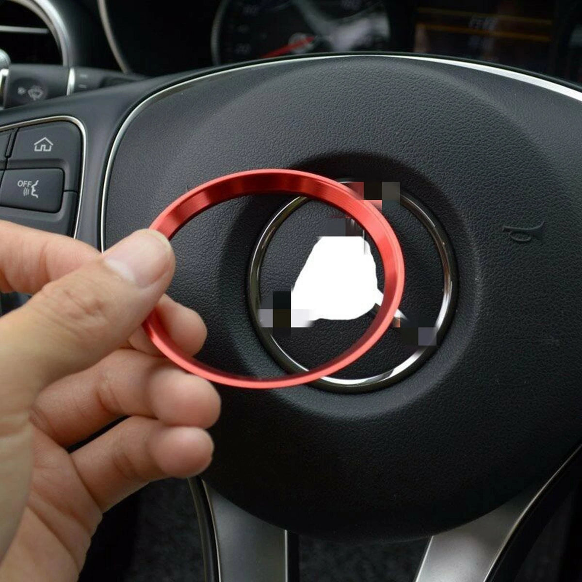 Steering Wheel Trim Ring for Benz GLA GLC E Class A (2017–2018)