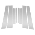 Door Pillar Window Trim Kit for BMW X6 (2020–2024) 8 Pcs Silver Tone