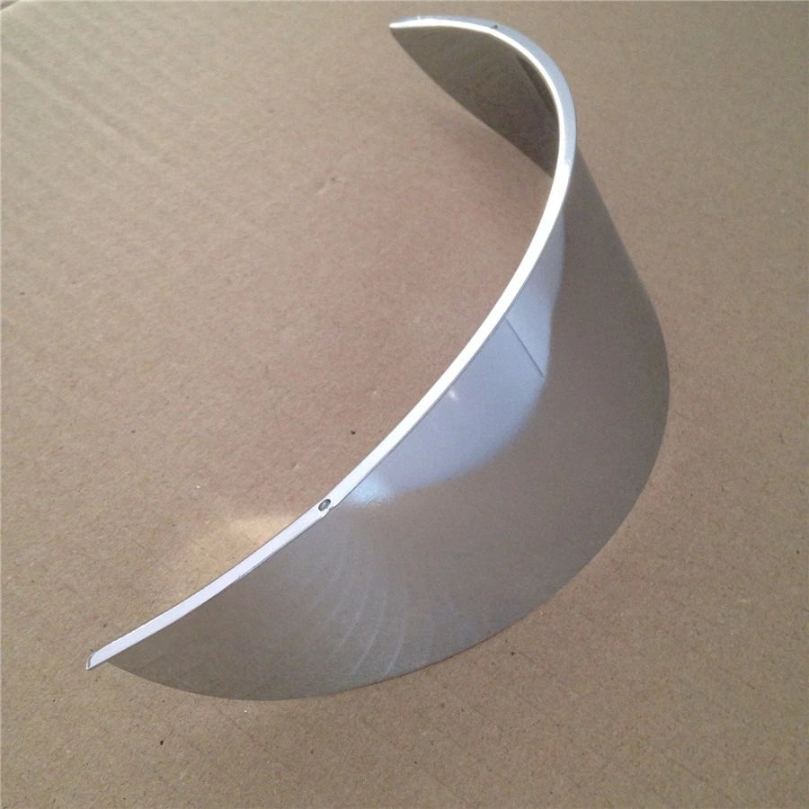 Chrome Steel Universal Visor for 7" Motorcycle Headlights (Universal)
