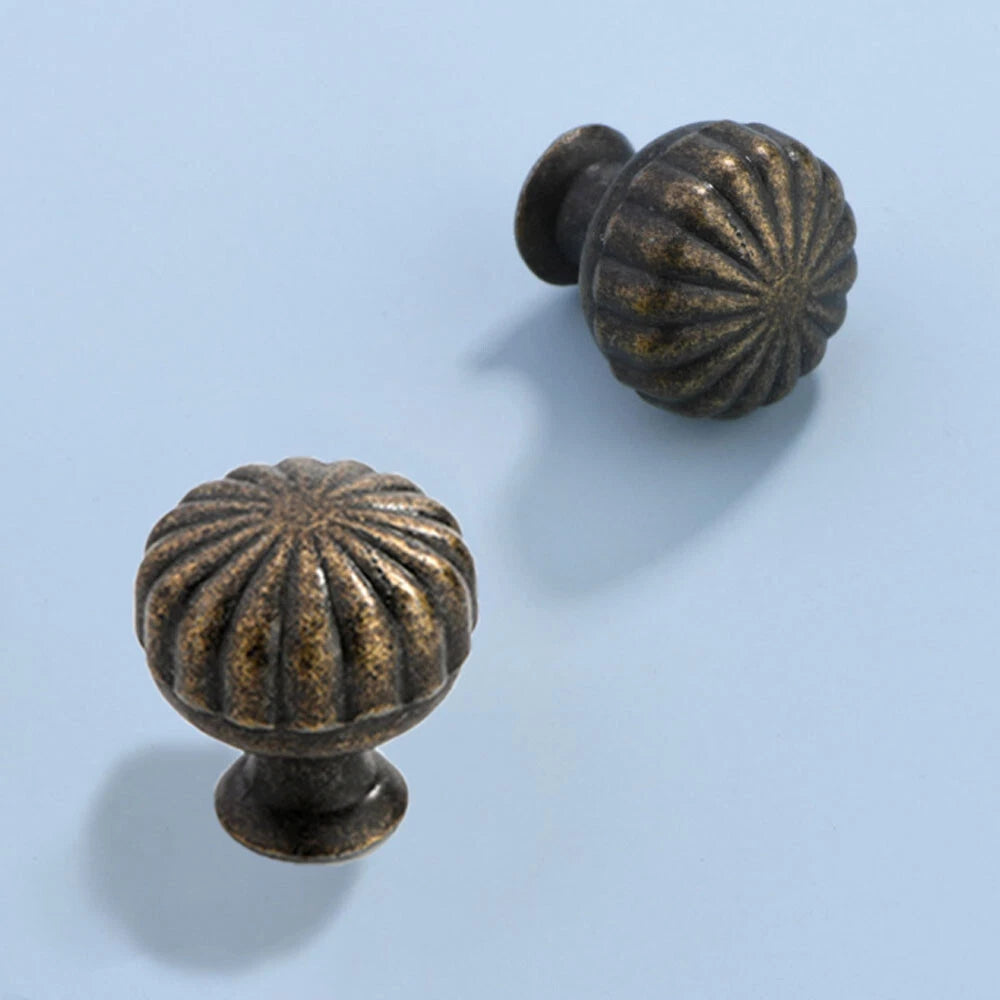 2Pcs Vintage Door Knob Pull Handle for Kitchen Cupboard Cabinet Hardware