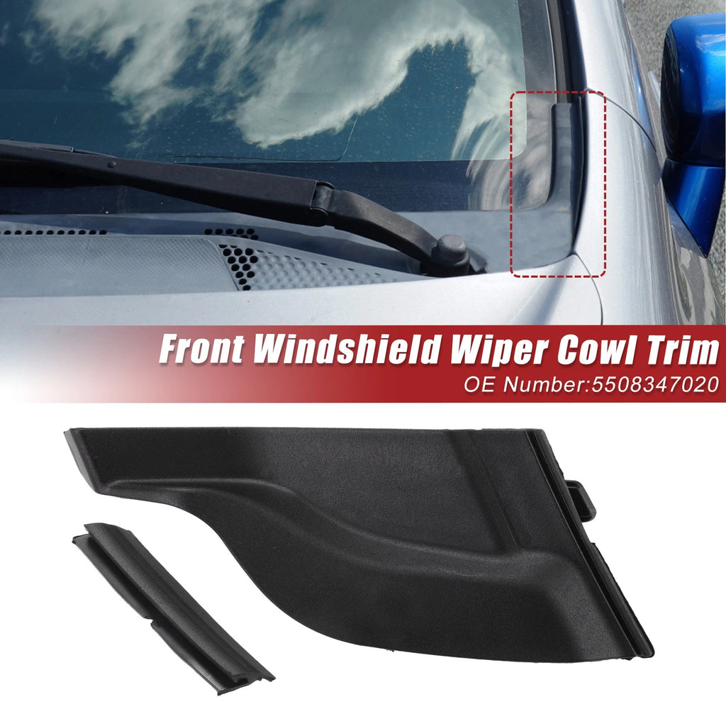 Front Left Windshield Wiper Cowl Cover Extension Trim for Toyota Prius (2010–2015)