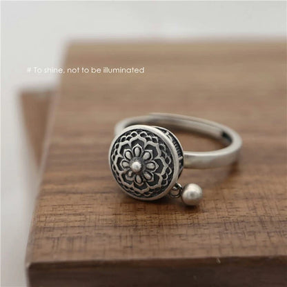 Adjustable Anxiety Relief Ring for Women (Fits Various Sizes)
