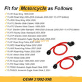 2X Spark Plug Wires for Harley-Davidson Road King, Electra Glide, Street Glide (1999–2009)