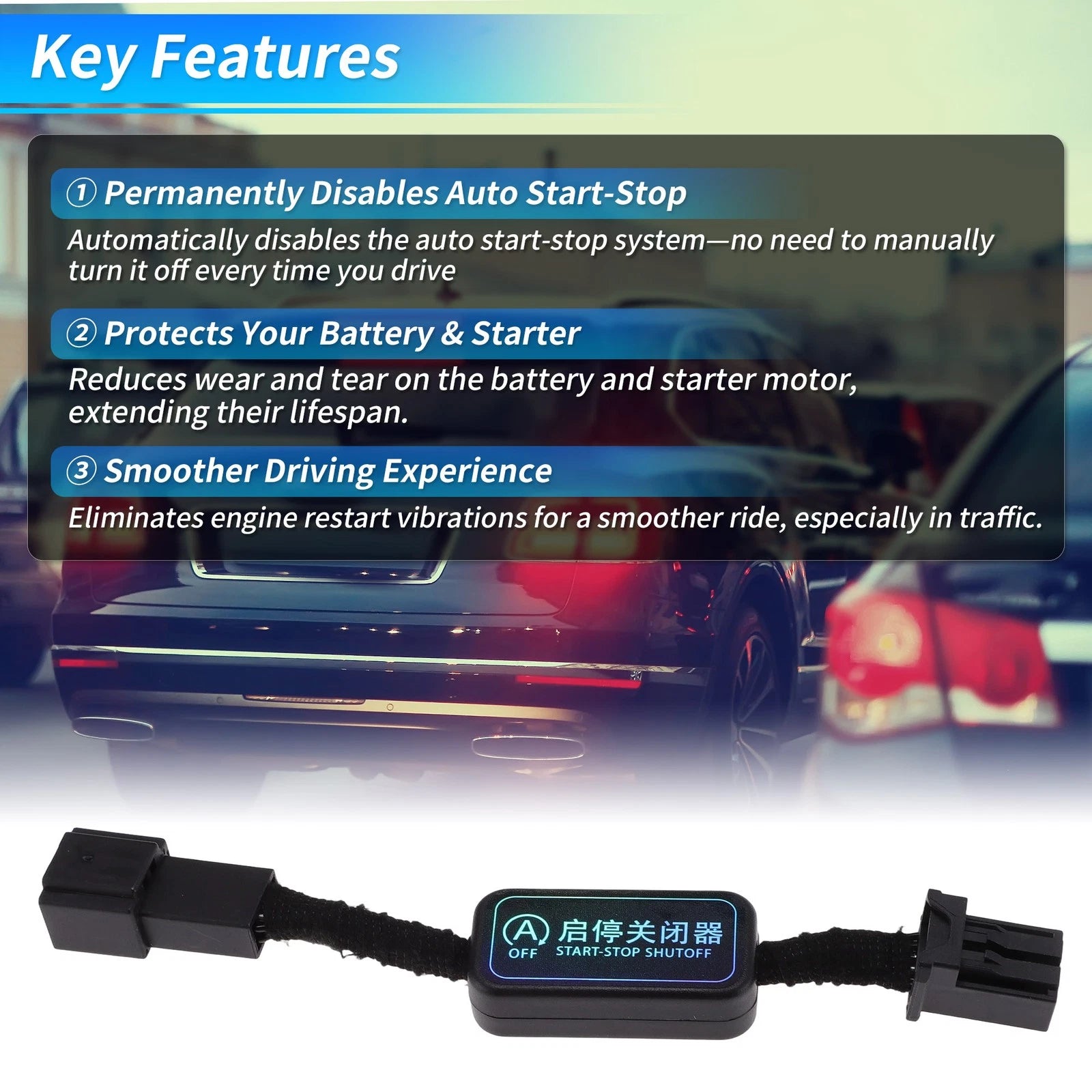 Auto Start Stop Eliminator for Toyota Roomy (2016–2023)