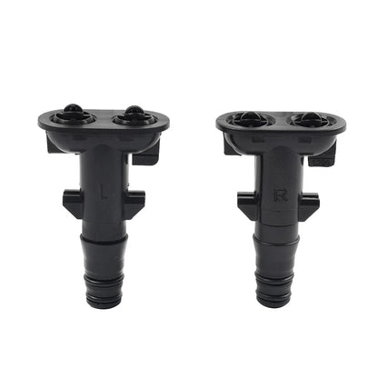 1 Pair Headlight Washer Nozzle for Land Rover Range Rover (2010–2012) ABS Black