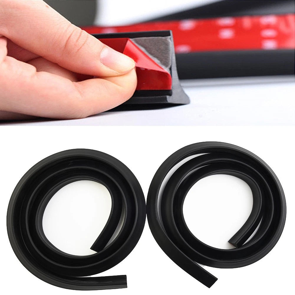 2X Black Wheel Fender Extension Moulding Flares Trim for SUV