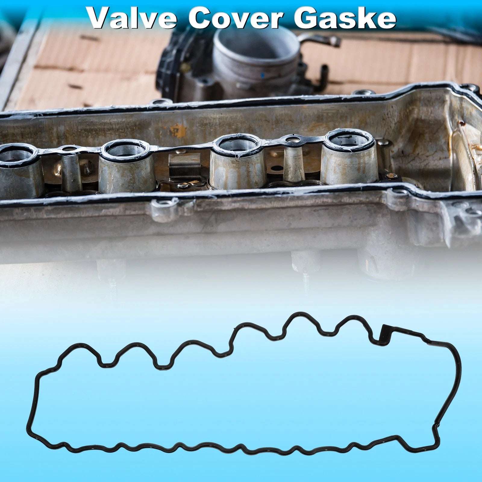 Valve Cover Gasket Replacement for Mercedes-Benz S-Class (2005–2013) Black