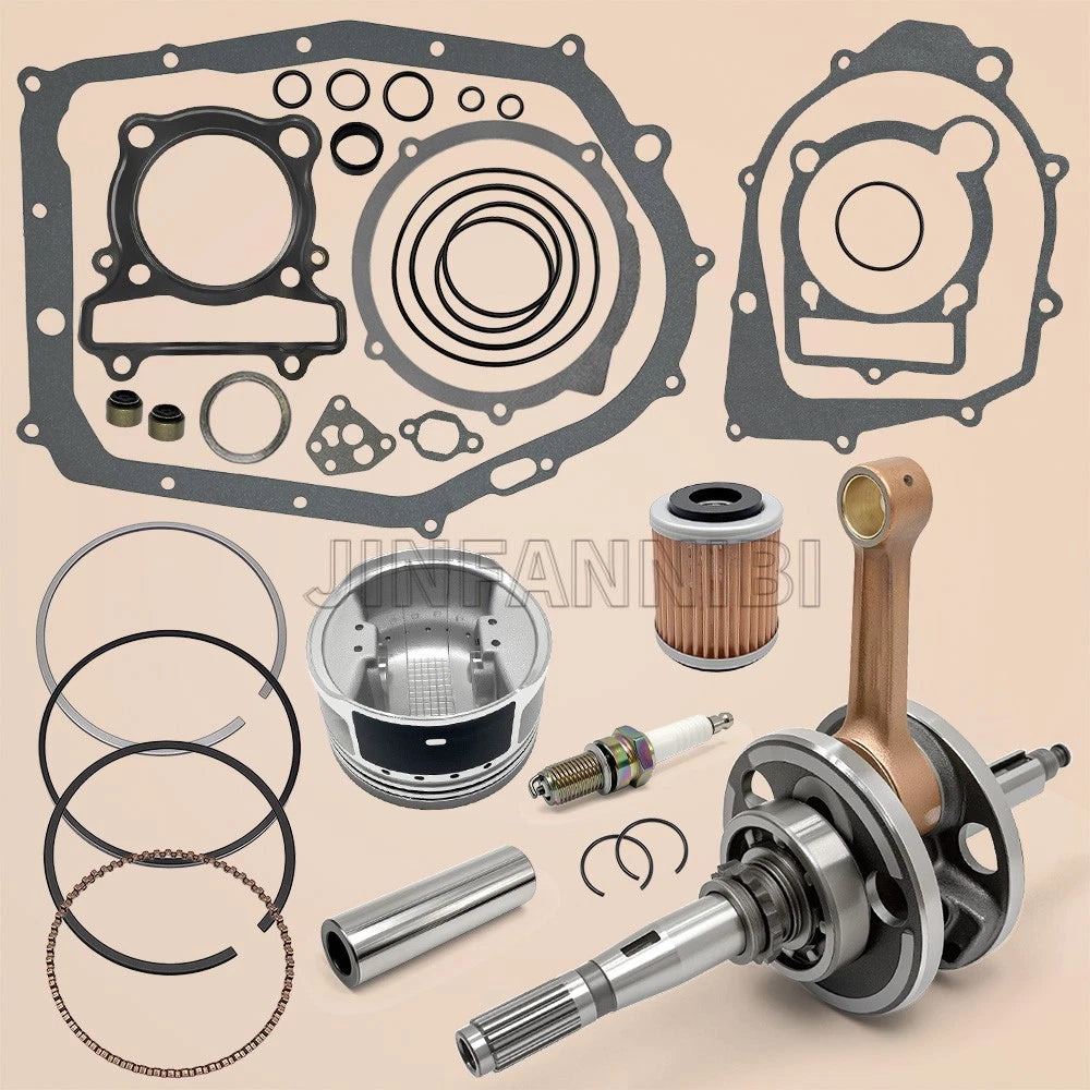 Crankshaft Piston Top End Gasket Rebuild Kit for Yamaha Warrior 350 (1987–2004)