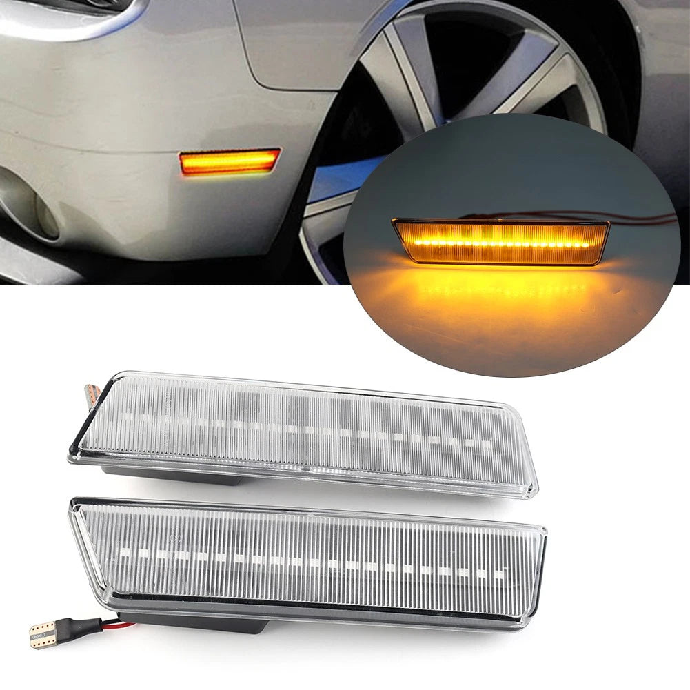 LED Front Side Marker Lights for Dodge Challenger (2008–2014)