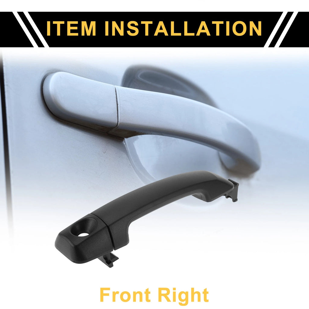 Front Right Exterior Door Handle Replacement for Toyota Tundra (2007–2020)