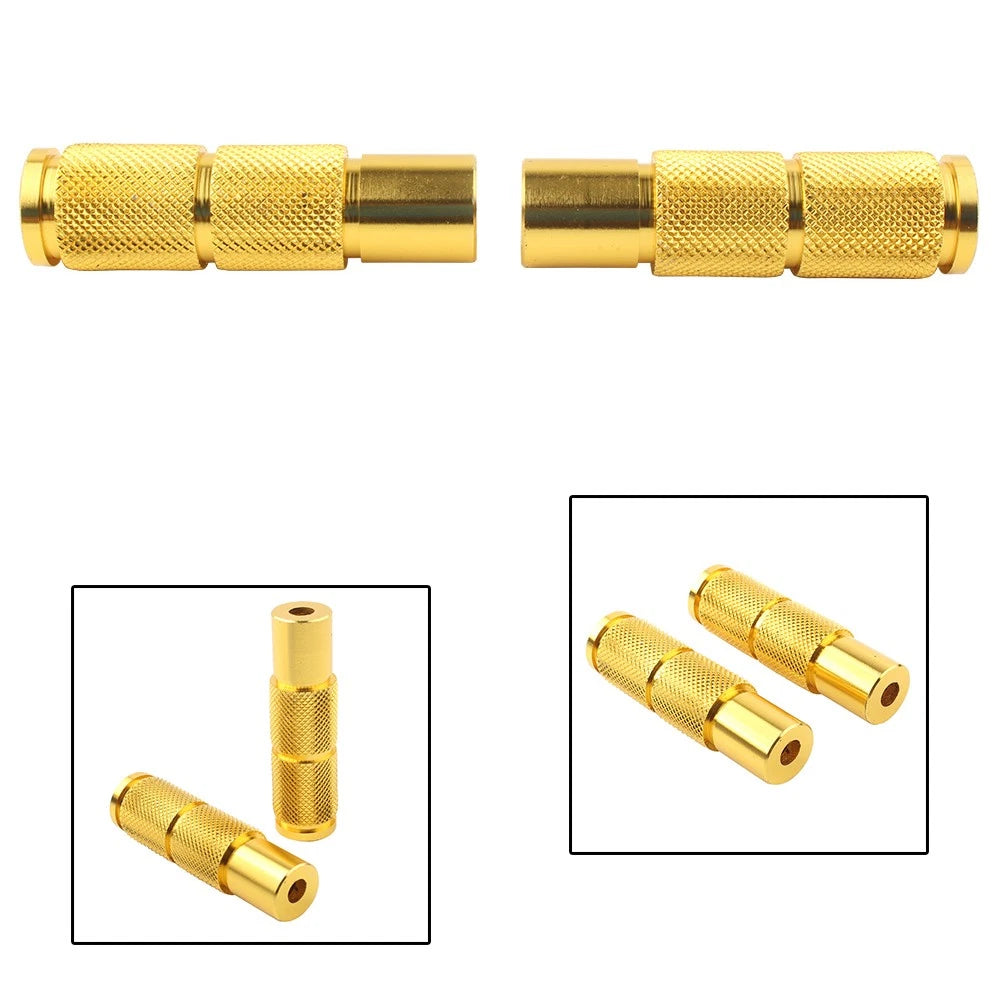 CNC Motorcycle Foot Pegs Rear Set Pedals for Universal Bikes