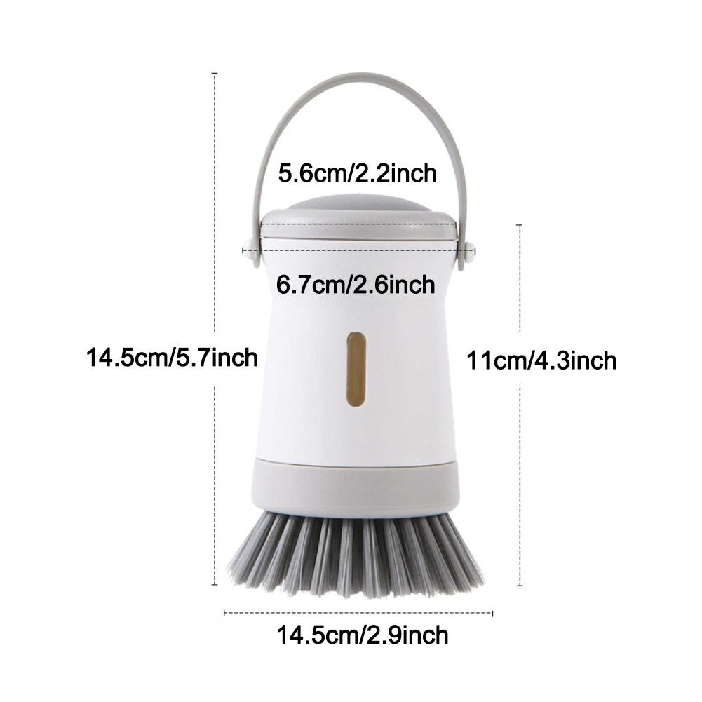 Dishwashing Set with Soap Dispenser for Clean Kitchen Tools