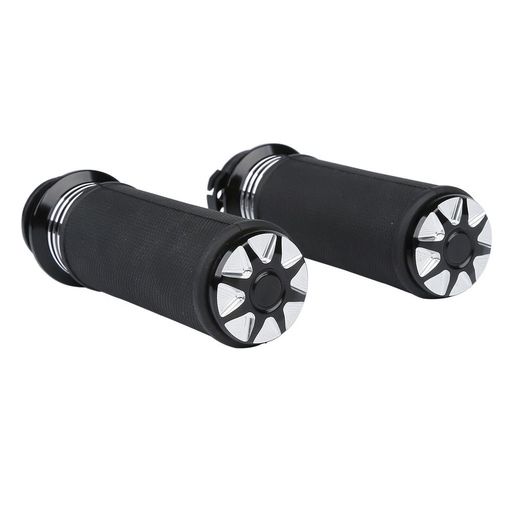 CNC 1" 25mm Handlebar Hand Grips for Harley Dyna FXD FXDB FXDF (1996–2017)