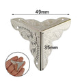 12Pcs Corner Protector for Jewelry Box Wood Case Edge Guard (N/A)