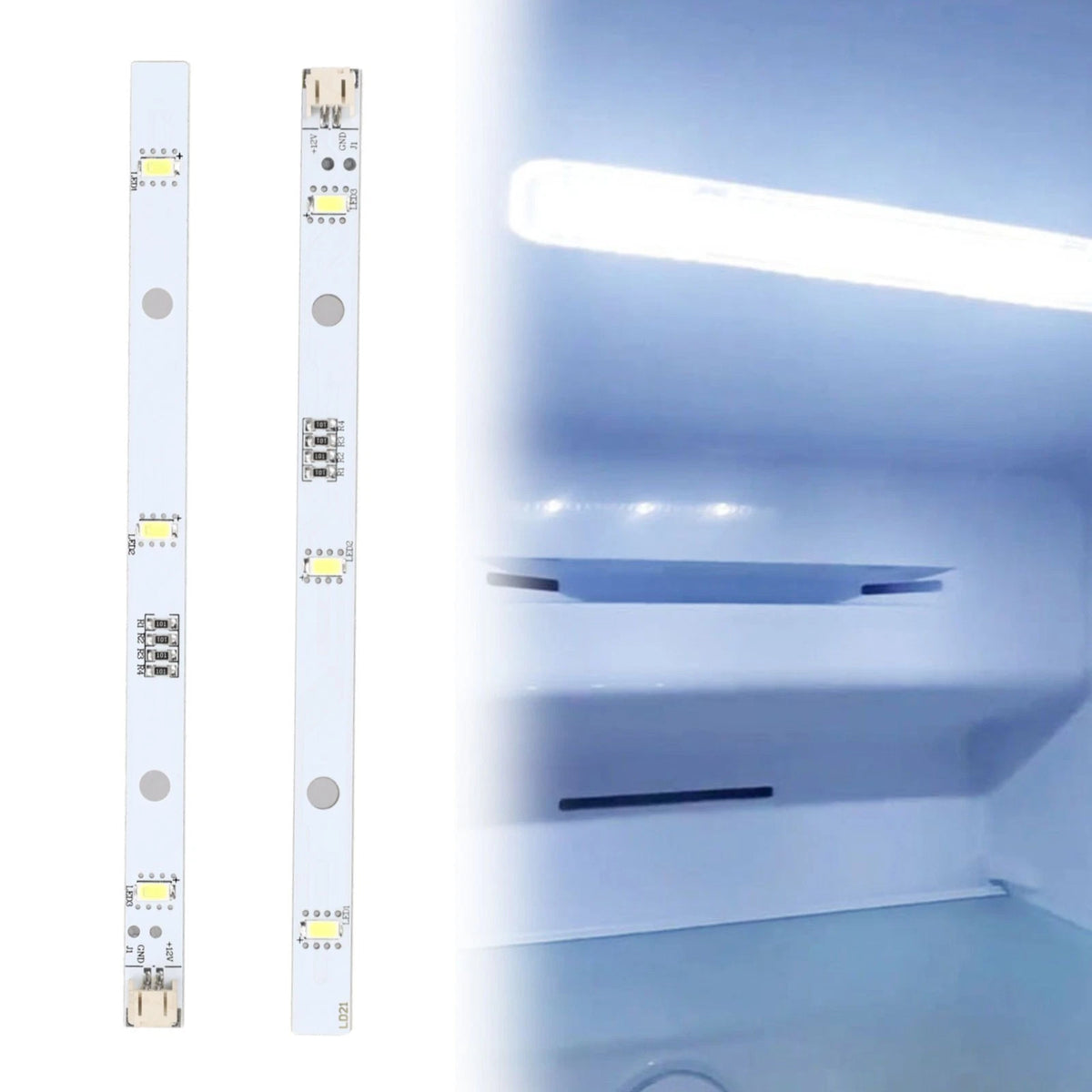 2X MDDZ162A Refrigerator Light Strips for Easy Use