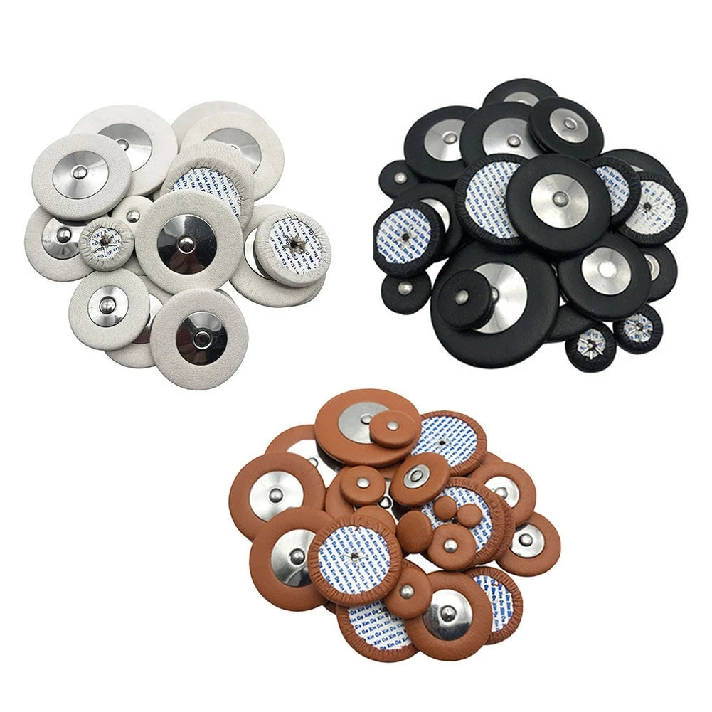 25 Pcs Set of Tenor Saxophone Pads Accessories Brown
