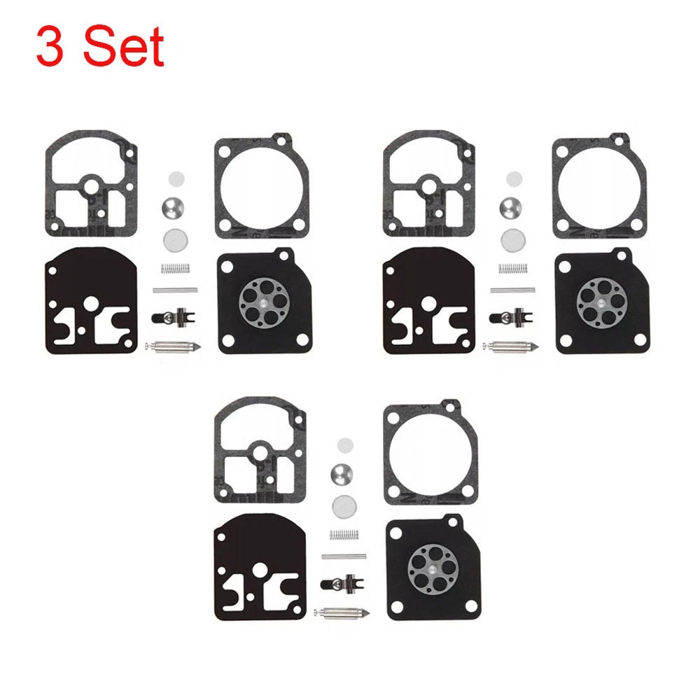 Set of 3 Carburetor Gasket Kits for Stihl 009 010 011 012 011AV (C1S-S1A)
